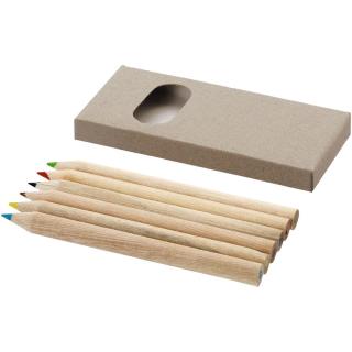Ayola 6-piece coloured pencil set Light grey