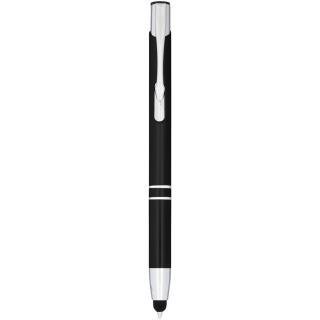 Moneta anodized aluminium click stylus ballpoint pen 