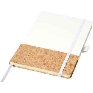 Evora A5 cork thermo PU notebook White