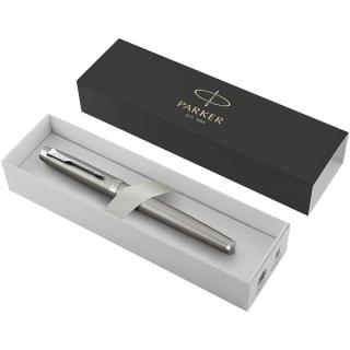 Parker IM fountain pen (blue ink) Silver