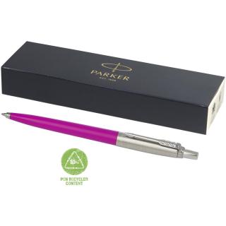 Parker Jotter Recycled Kugelschreiber (schwarze Mine) Magenta