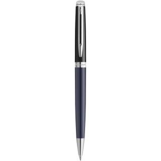 Hemisphere colour blocking ballpoint pen with palladium trim (blue ink) 