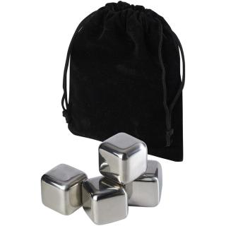 Froz stainless steel ice cubes set Black/silver