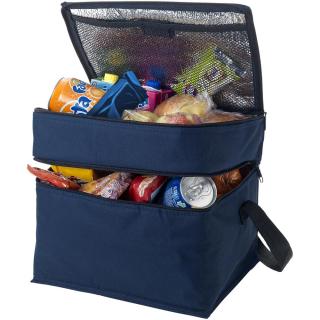 Oslo 2-zippered compartments cooler bag 13L Navy