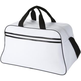 San Jose 2-stripe sports duffel bag 30L White/white