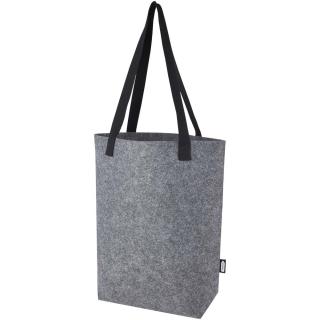 Felta GRS recycled felt tote bag with wide bottom 12L Gray