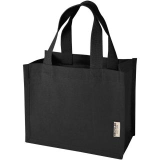 Odessa 220 g/m² GRS recycled cotton mini gusset tote bag 9L 