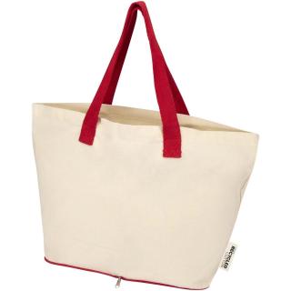 Sierra 140 g/m² GRS recycled foldable cotton tote bag 12L 