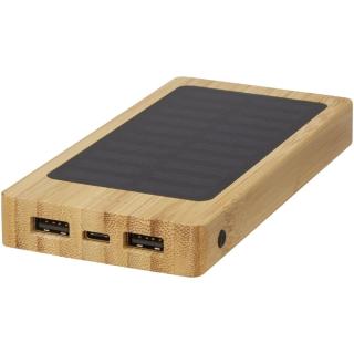 Alata 8000 mAh bamboo solar power bank 