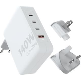 Xtorm XVC2140 GaN Ultra 140W travel charger with 240W USB-C PD cable White
