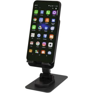 Alhena recycled plastic foldeable phone holder with metal desk stand 