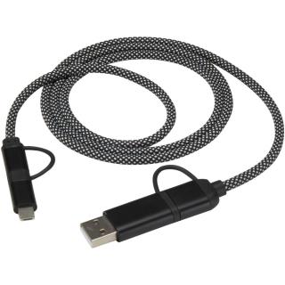 SMART 65 W, 100 cm, RCS-zertifiziertes magnetisches 5-in-1-Ladekabel 