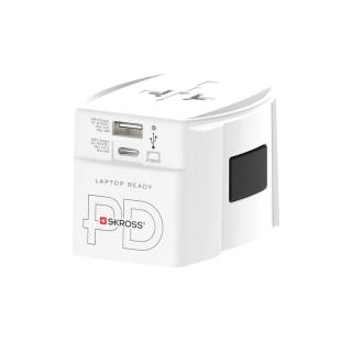 SKROSS® MUV AC65PD Reiseadapter mit USB-C Kabel 