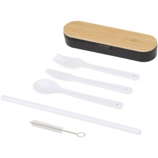 Runa cutlery set with bamboo lid 