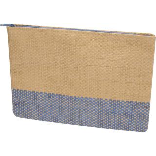 Rhythm straw paper zipped pouch 3L Ocean