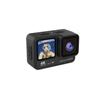 Prixton DV850 Aqua 4K Actionkamera mit zwei Bildschirmen 