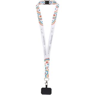 Addie Sublimation Lanyard mit Telefonhalterung und Sicherheitsverschluss 