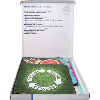 Laminated totes sample box 
