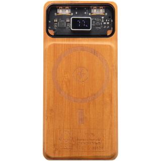 SCX.design P48 10.000 mAh magnetische 15W Powerbank aus Holz mit Leuchtlogo 