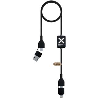 SCX.design C32 60W Ladekabel mit Schalter und Leuchtlogo 