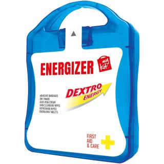 mykit, first aid, kit, energy Blau