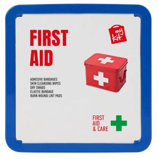 MyKit First Aid tin kit Aztec blue