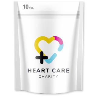 10-pieces plasters with full colour printed paper pouch 