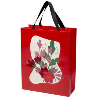 Smartfold Papiertüte, 210 g/m², mit Bandgriffen und Glanzlaminierung – 31 x 12 x 39 cm 