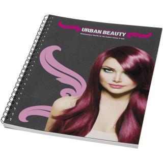 Desk-Mate® A5 recyceltes farbiges Notizbuch mit Spiralbindung 