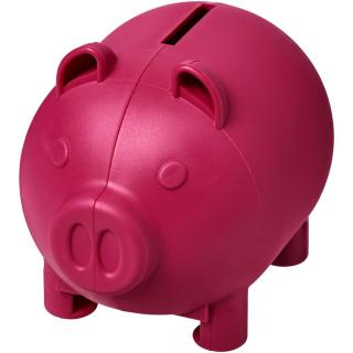 Oink recycled plastic piggy bank Pink