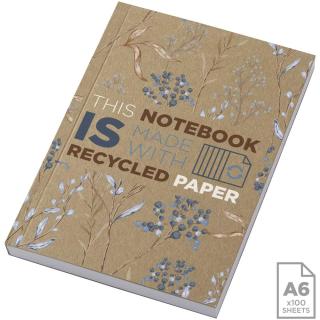 Novella Austen A6 Softcover Notizbuch aus recyceltem Kraftpapier – 100 Blatt 