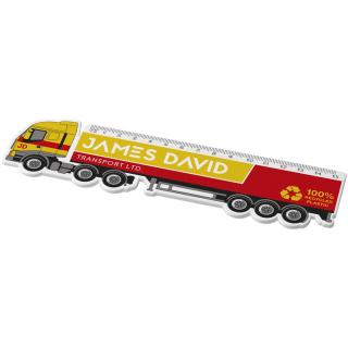 Tait 15 cm lorry-shaped recycled plastic ruler 