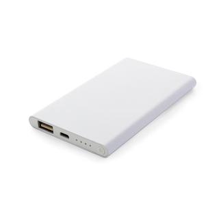 Powerbank Slim Fit Weiß 4000 mAh EXPRESS Weiß | 4000 mAh