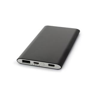 Powerbank Slim Fit mit USB and Typ C Port 4000 MAH 