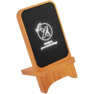 SCX.design W16 15W light-up wireless wooden stand 