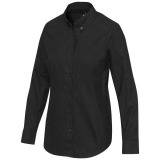 Sphene 165 g/m² Oxford Bluse, schwarz Schwarz | XXL