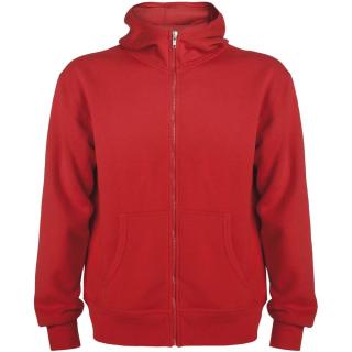 Montblanc 280 g/m² unisex full zip hoodie, red Red | 2XL