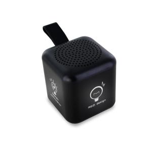 Mini BT Speaker mit dreiseitigem LED Logo Schwarz