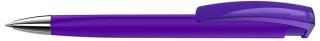 TRINITY K transparent SI GUM Plunger-action pen Purple