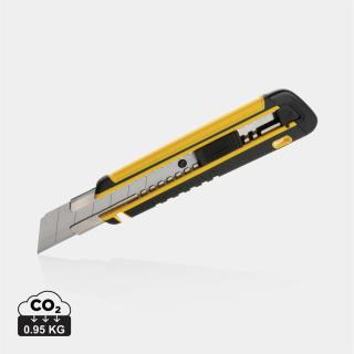 XD Collection Refillable RCS rplastic heavy duty snap-off knife soft grip Yellow