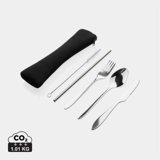 XD Collection 4 PCS stainless steel re-usable cutlery set 