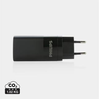 Philips 65W ultra fast PD 3-port USB wall charger 