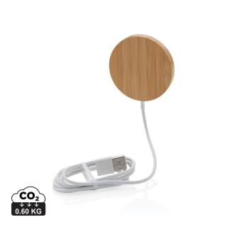 XD Collection 10W bamboo magnetic wireless charger 