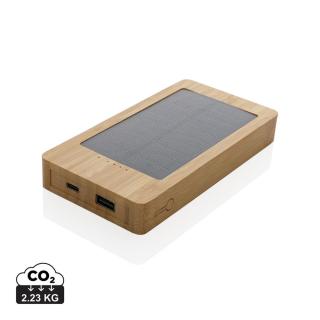 XD Collection Sunwick 10.000 mAh Bamboo solar powerbank 