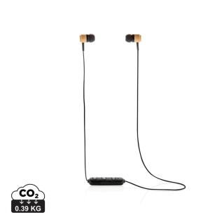 XD Collection Bamboo wireless earbuds 