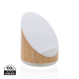 XD Xclusive Ovate bamboo 5W speaker with 15W wireless charger 