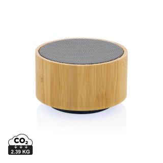 XD Collection RCS recycled plastic and bamboo 3W wireless speaker 