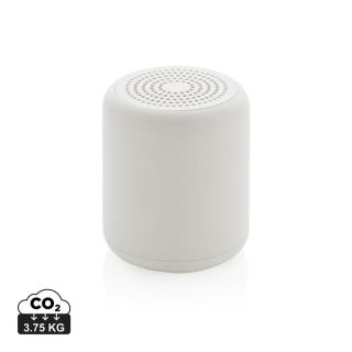XD Collection 5W Wireless Speaker aus RCS recyceltem Kunststoff Weiß
