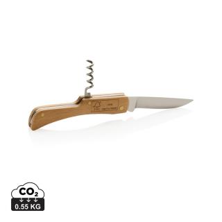 XD Collection Wooden knife with bottle opener 