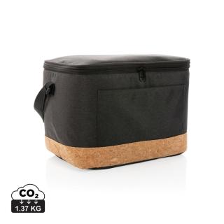 XD Collection Impact AWARE™ XL RPET two tone cooler bag with cork detail 